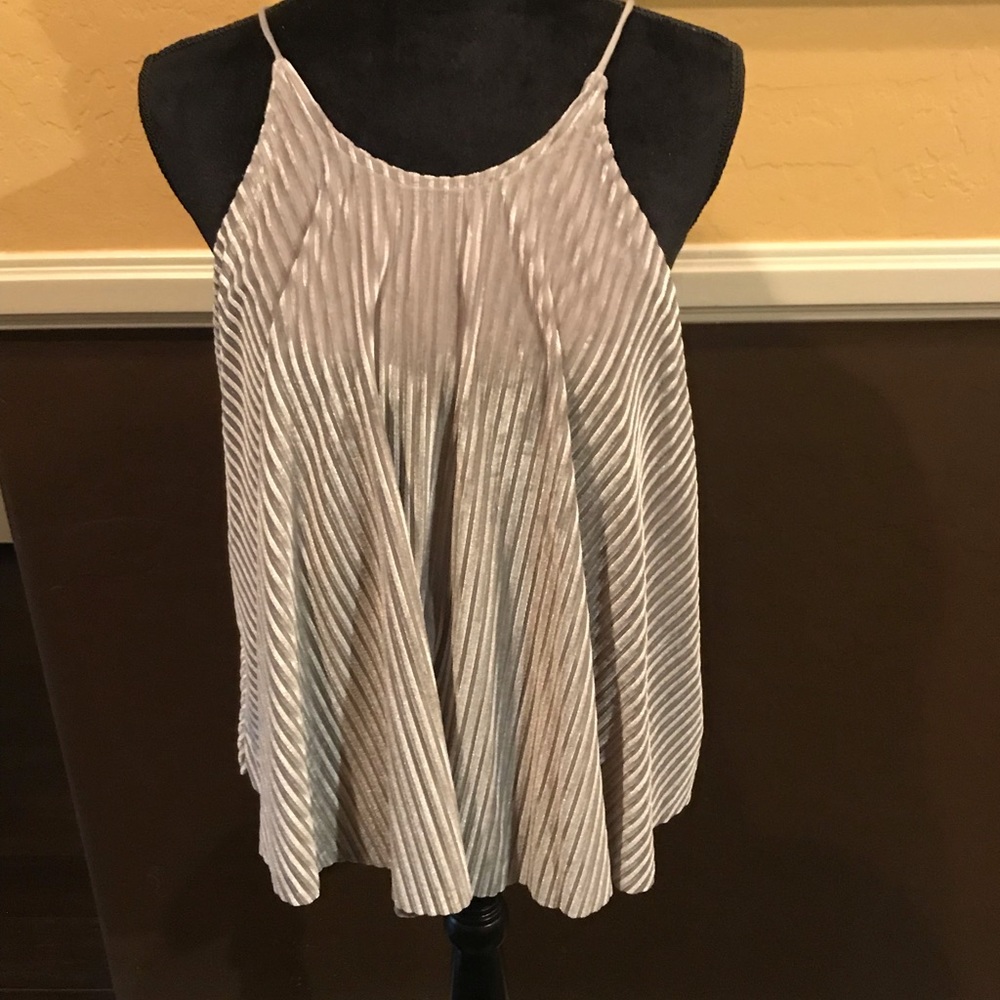 Grey Spaghetti Strap